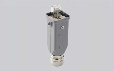 H3A-TE/S-2B-PG11-RJ45/M-cat.6a | High-Quality Rectangular Connectors
